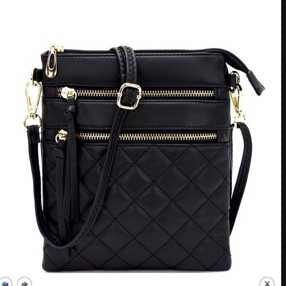 Quilted Multi Pocket Cross Body - Picture 1 of 3